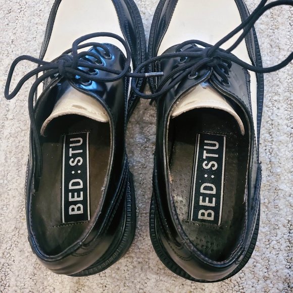 Bed Stu Black and White Oxfords main image 4